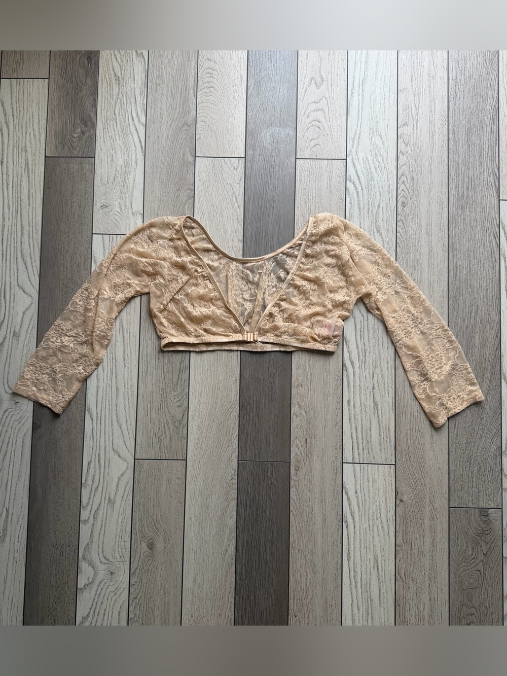 Tan Sleevey Wonders 3/4 Length Slip-On Lace Sleeves XL